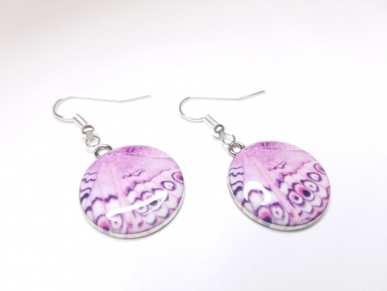 Preview: Schmetterling Ohrringe silberfarben butterfly